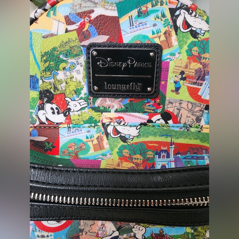 Disney Parks RARE Retro Loungefly Backpack - Picture 3 of 5
